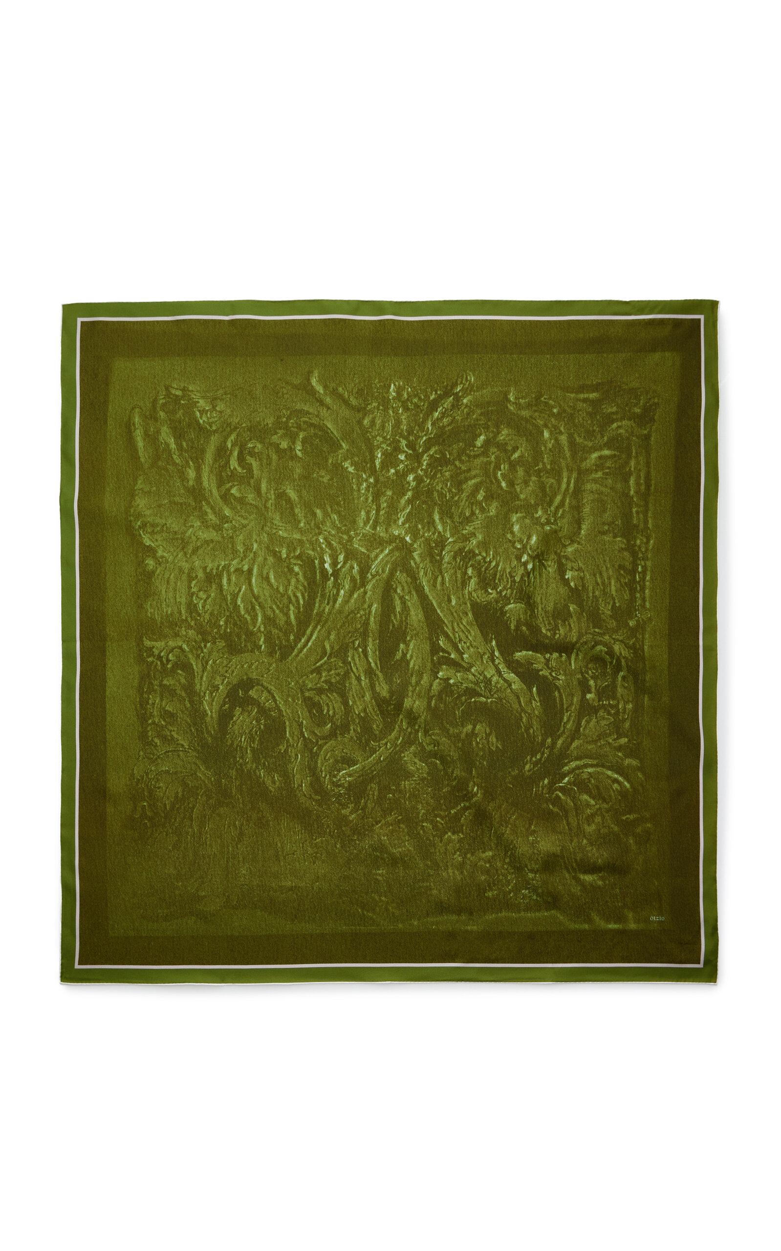 Otzio Bosco Silk Twill Scarf - Moda Operandi by OTZIO