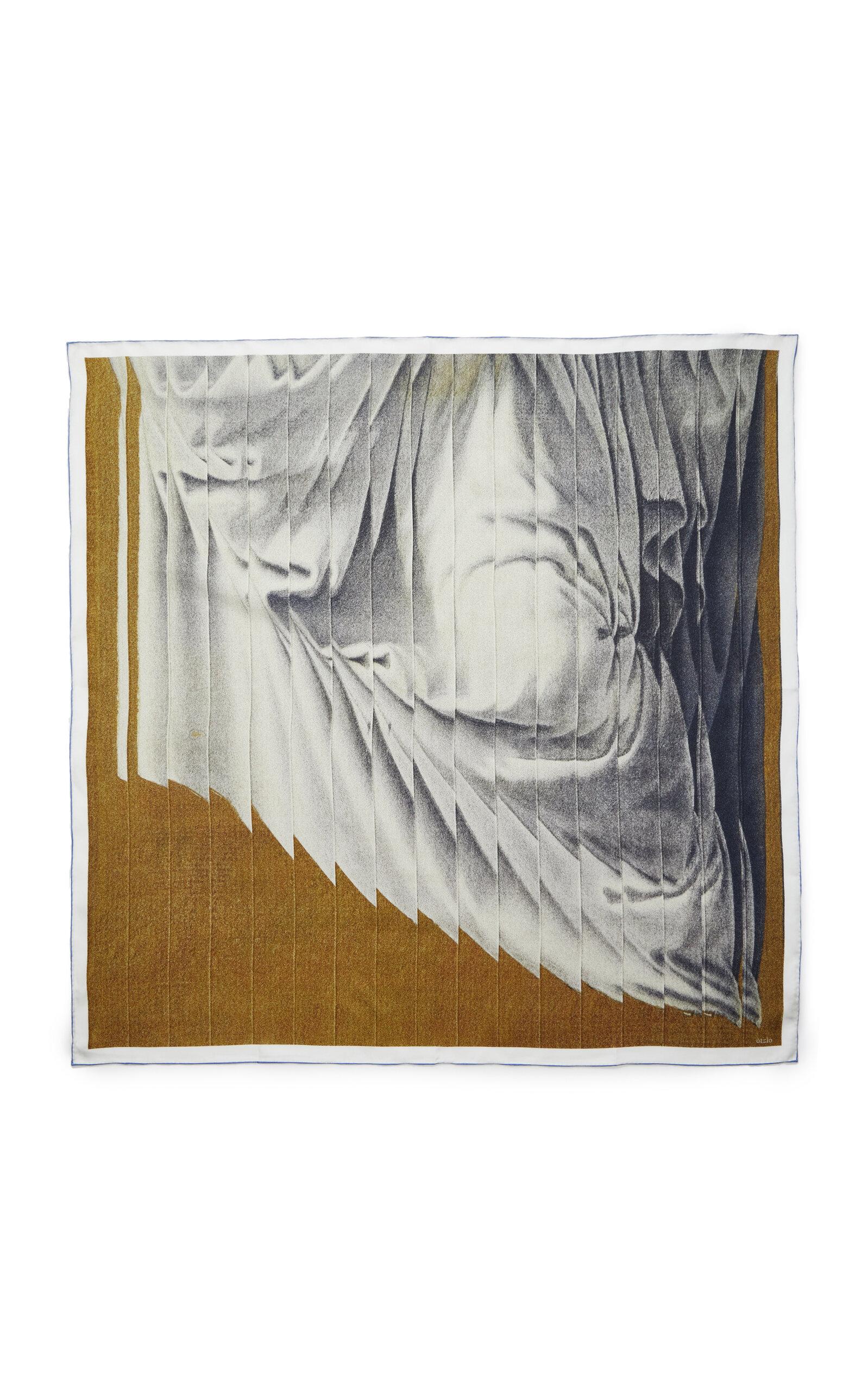 Otzio Socrate Silk Twill Scarf - Moda Operandi by OTZIO
