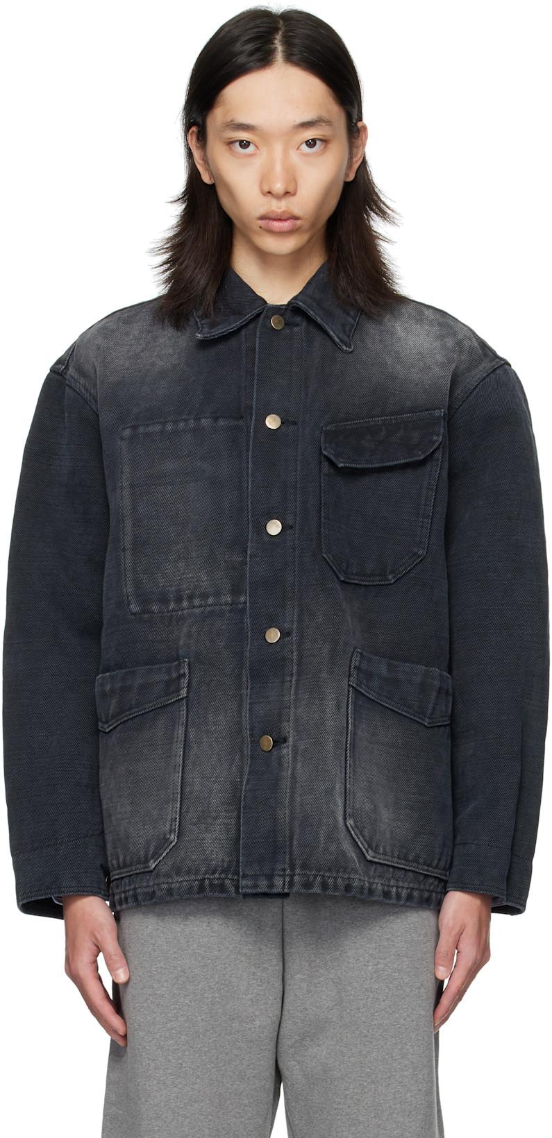 Black Selvedge Denim Jacket by OUAT