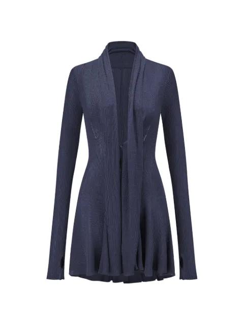 ribbed cardigan by OUDE WAAG