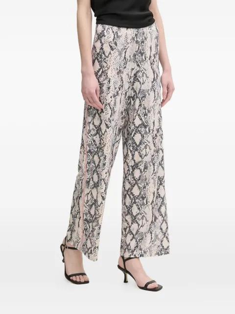 Marlene animal-print trousers by OUI