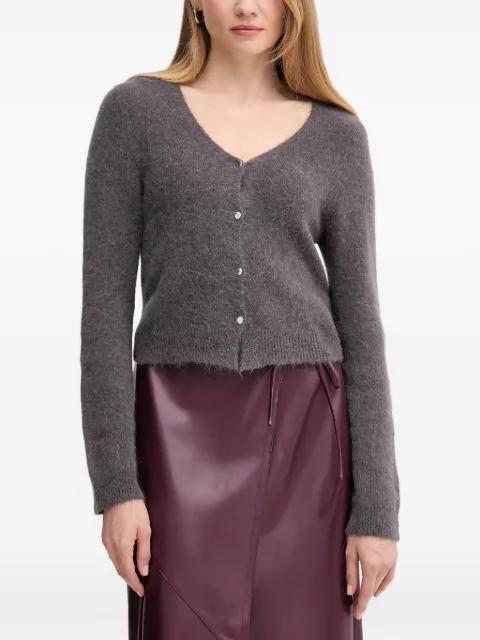 V-neck button cardigan by OUI