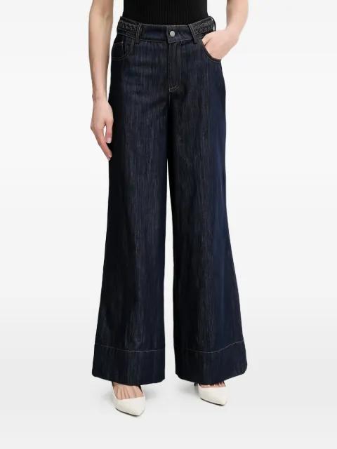 braided jeans by OUI