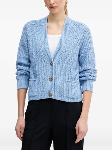 button pocket cardigan by OUI