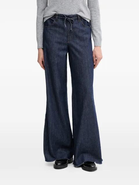 drawstring-fastening flared jeans by OUI