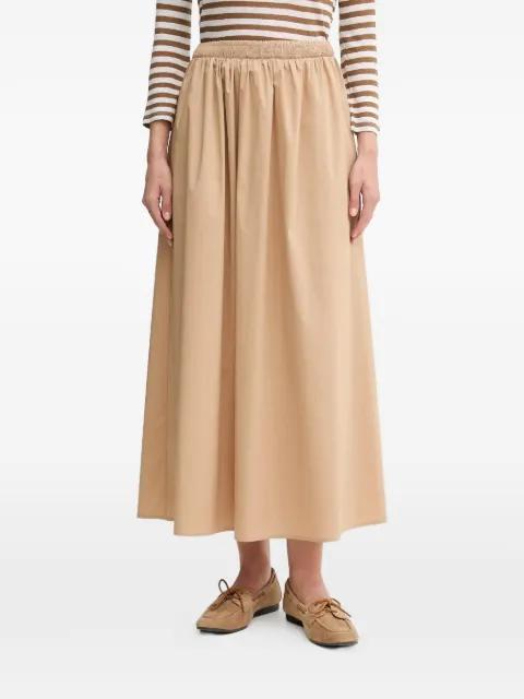 elasticated maxi skirt by OUI