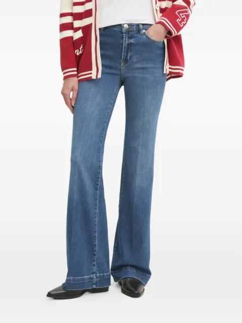 flared-leg jeans by OUI