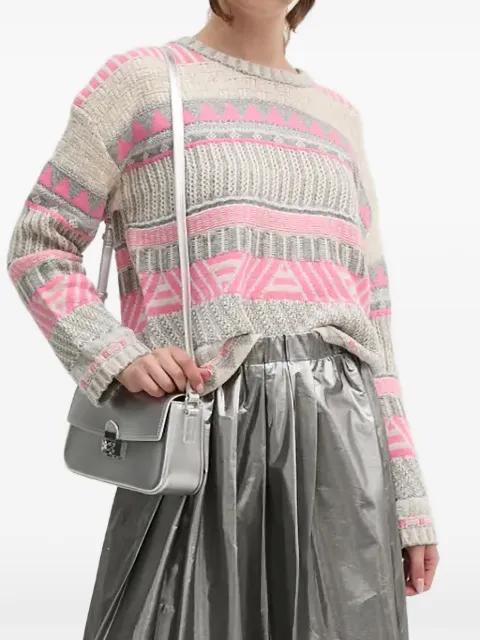 geometric-pattern sweater by OUI