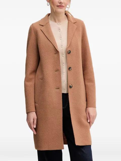 single-breasted coat by OUI
