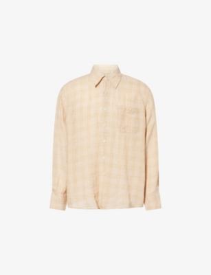 Above Check Linen Shirt by OUR LEGACY