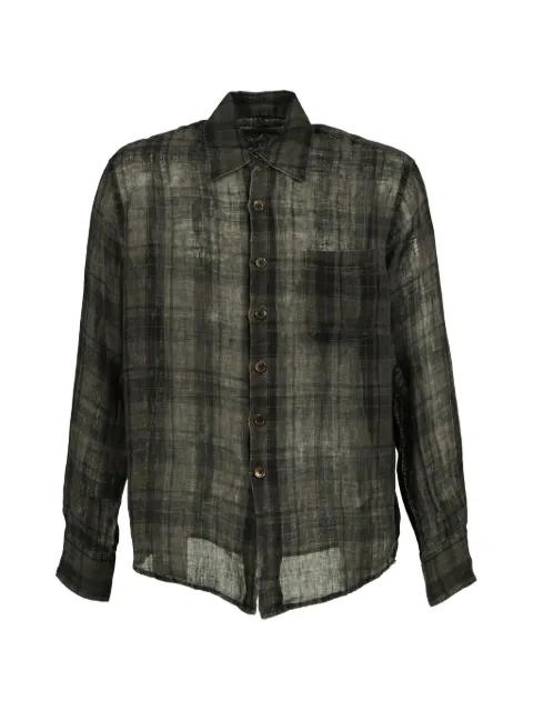 Above checked pocket shirt by OUR LEGACY