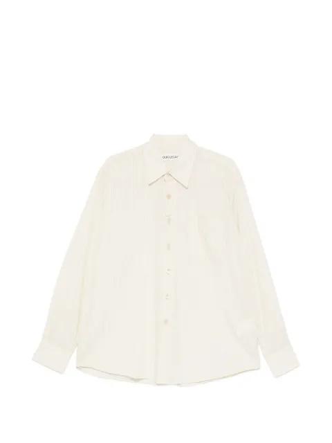 Above pinstriped shirt by OUR LEGACY