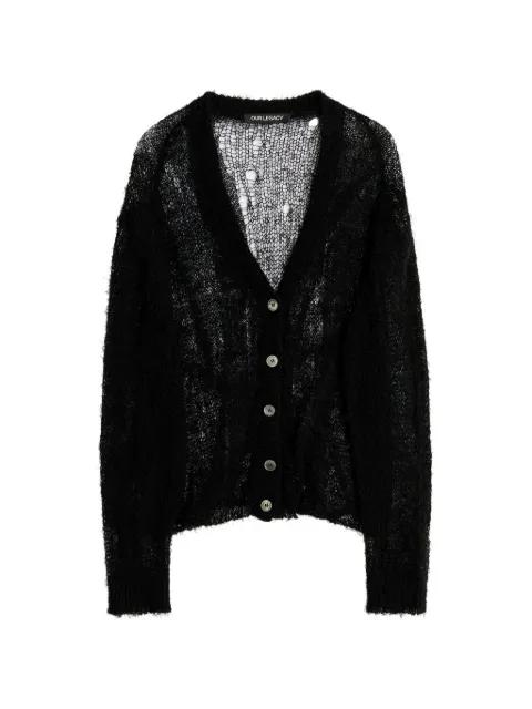 Academy V-neck cardigan by OUR LEGACY