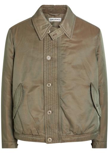Auto quilted twill jacket by OUR LEGACY