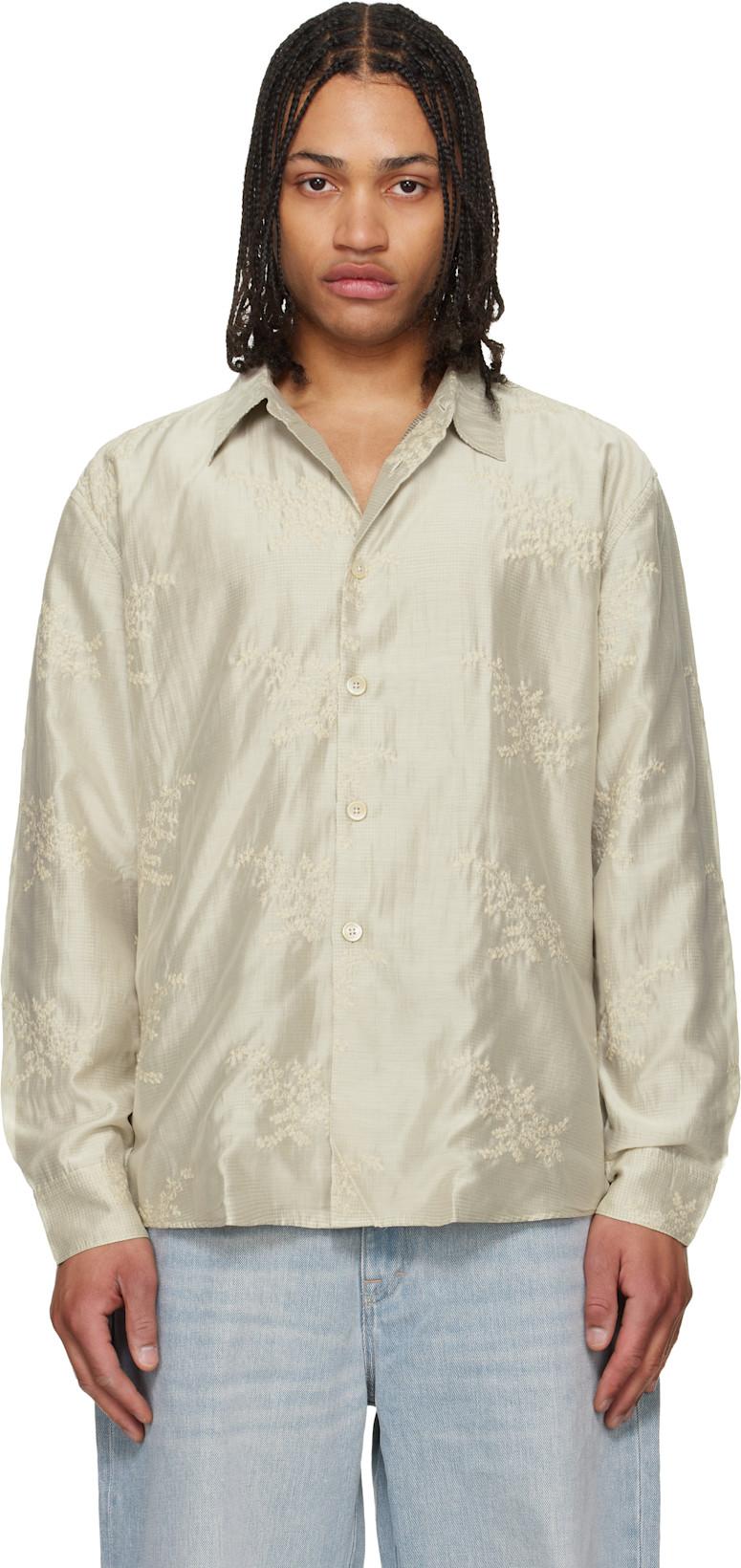 Beige Beyond Shirt by OUR LEGACY