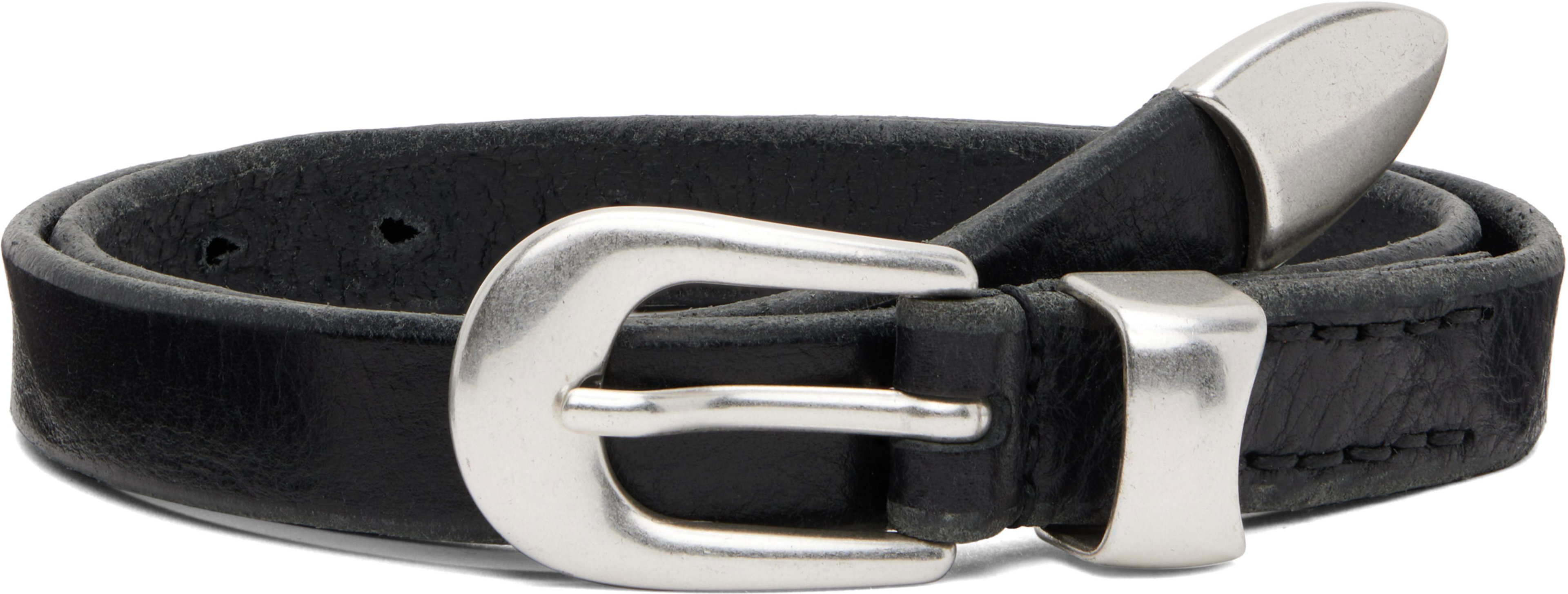 Black 2 CM Belt by OUR LEGACY