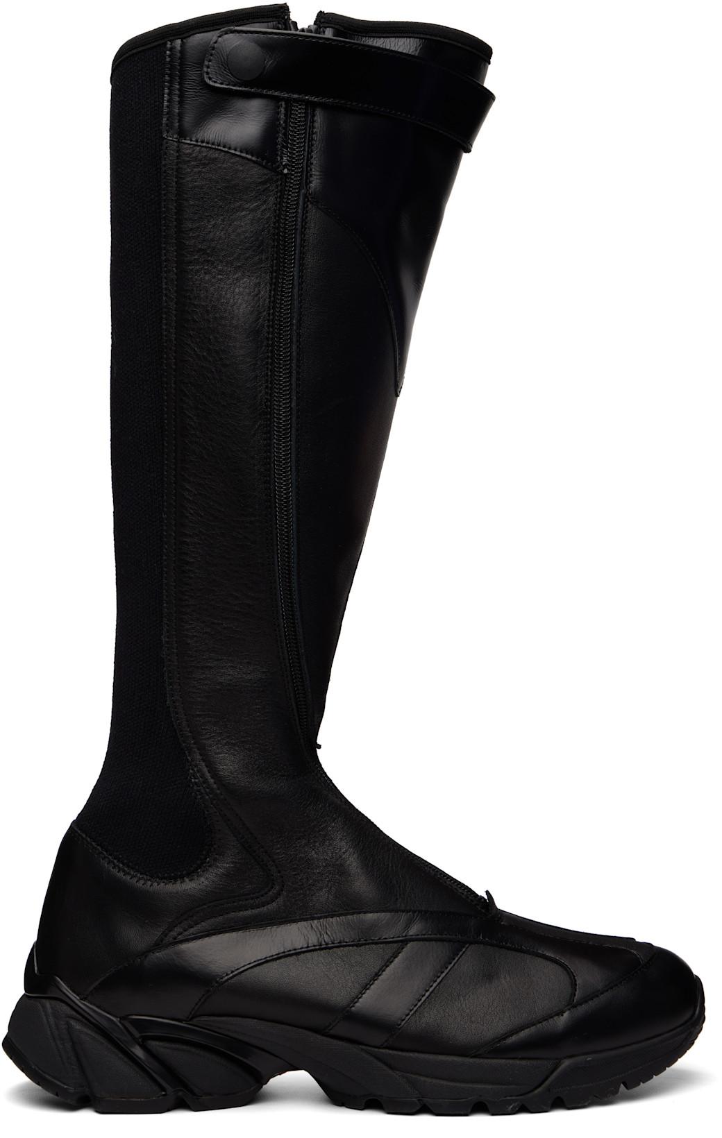 Black Bionic II Boots by OUR LEGACY