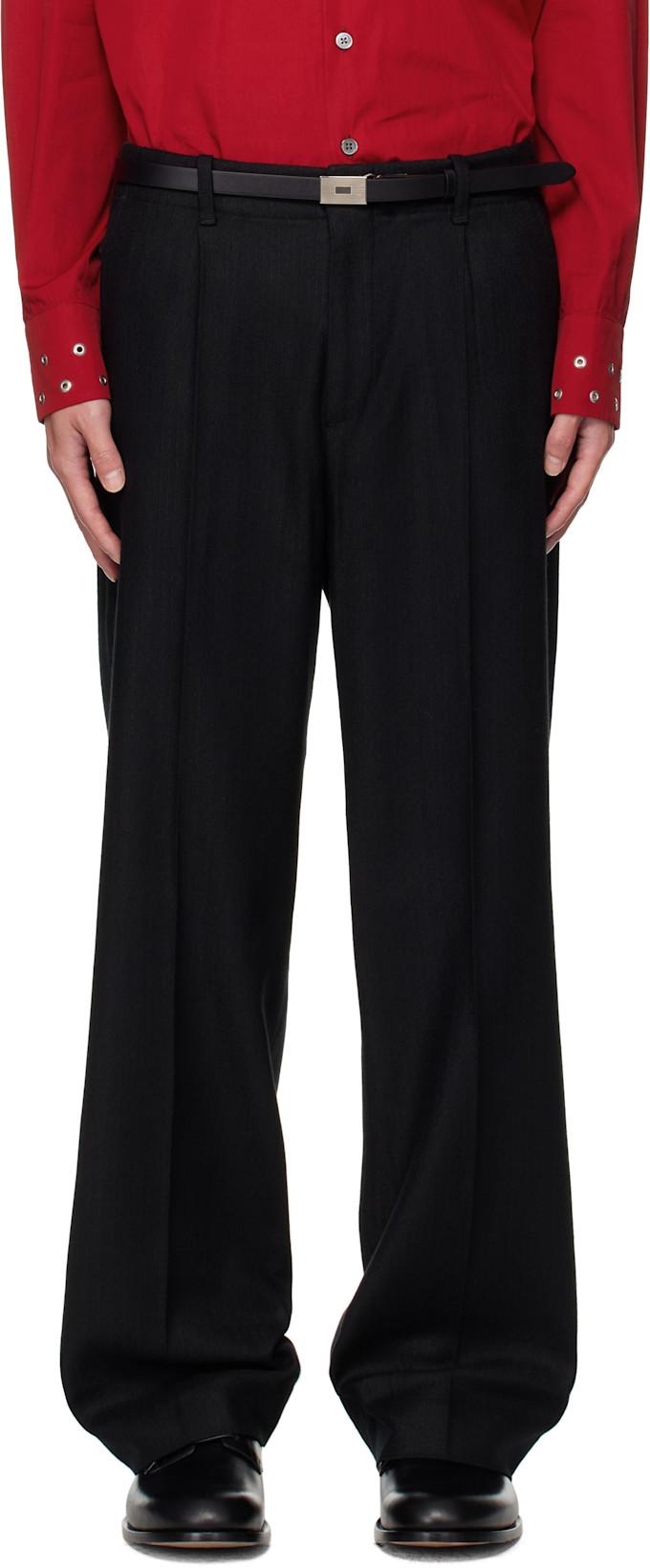 Black Borrowed Trousers by OUR LEGACY