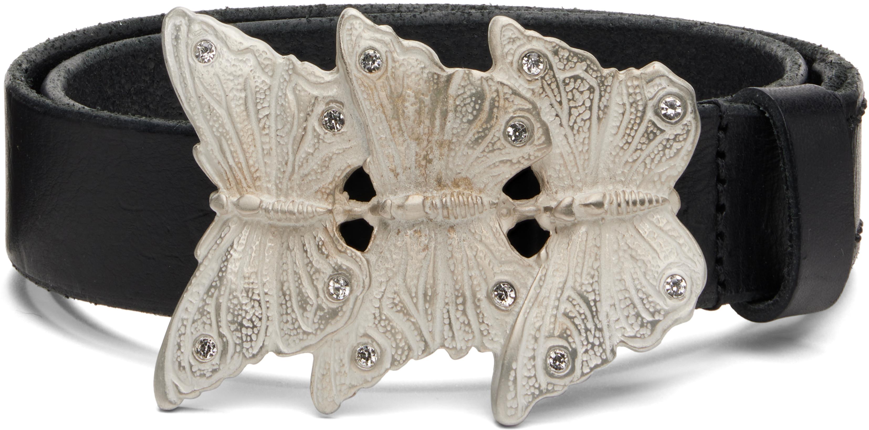 Black Butterfly Belt by OUR LEGACY