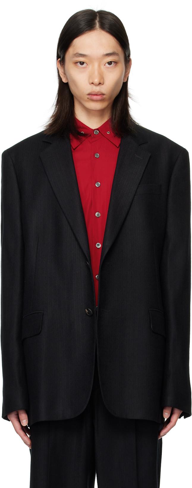 Black Ceremony Blazer by OUR LEGACY