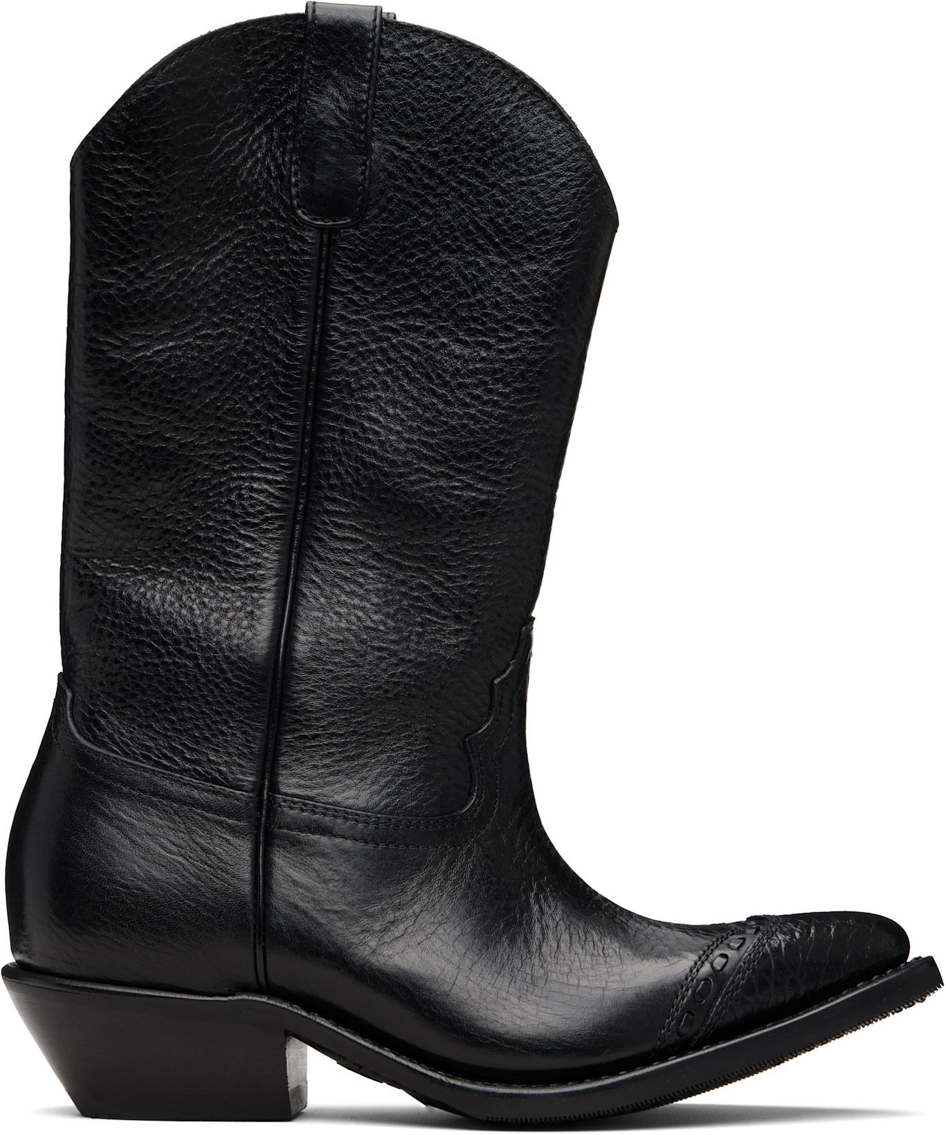Black 'Consultant' Boots by OUR LEGACY