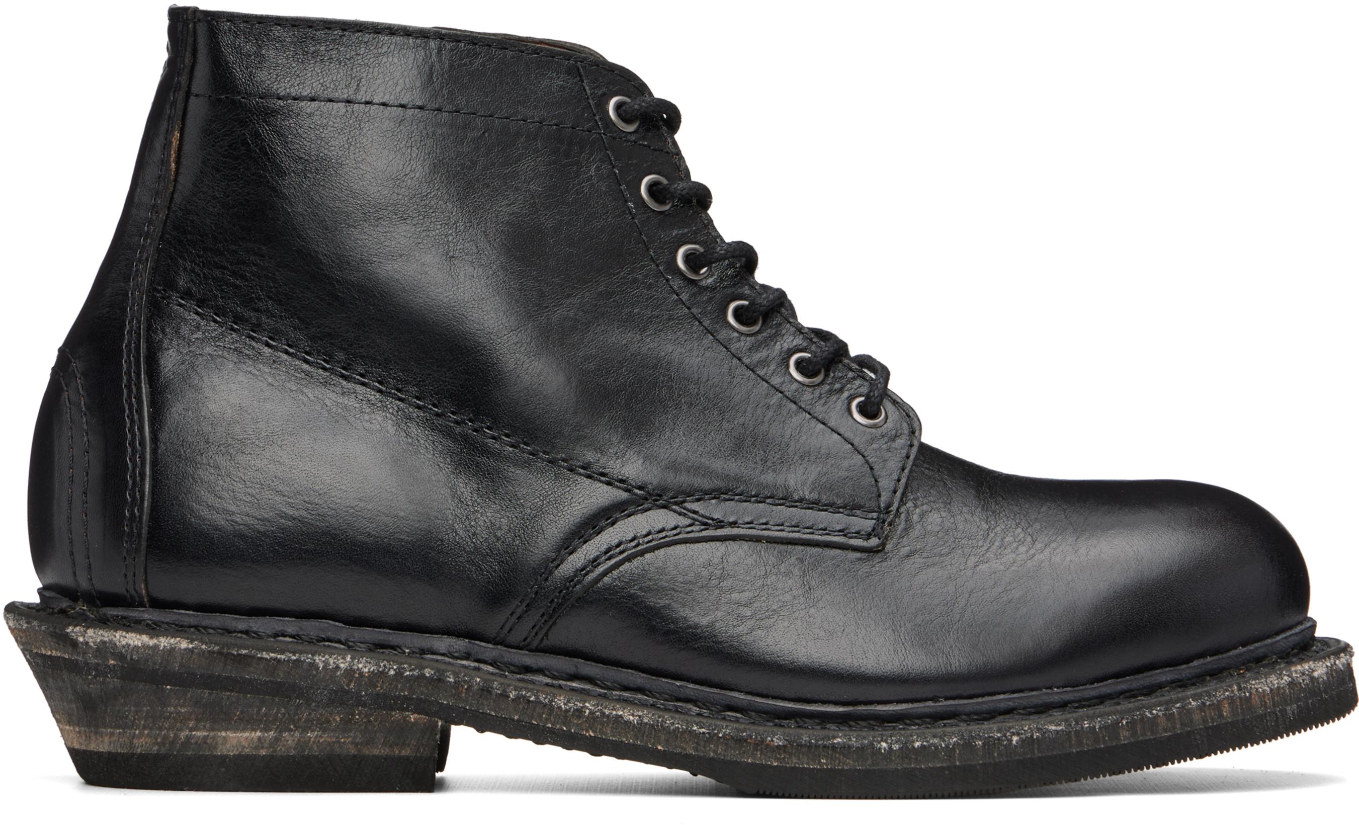 Black Cortege Boots by OUR LEGACY