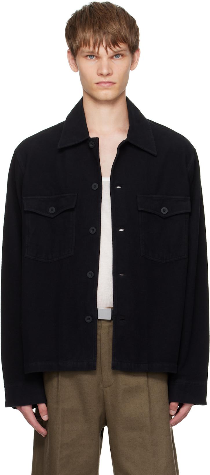 Black Evening Coach Jacket by OUR LEGACY