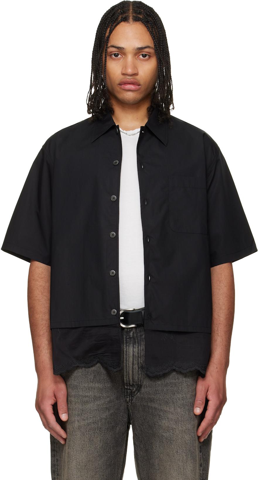 Black Every Shortsleeve Shirt by OUR LEGACY