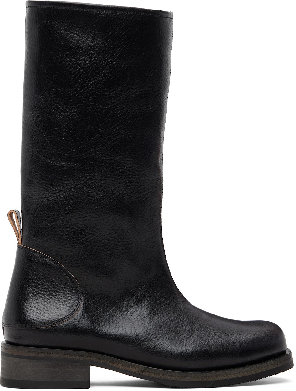 Black Haul Camion Boots by OUR LEGACY