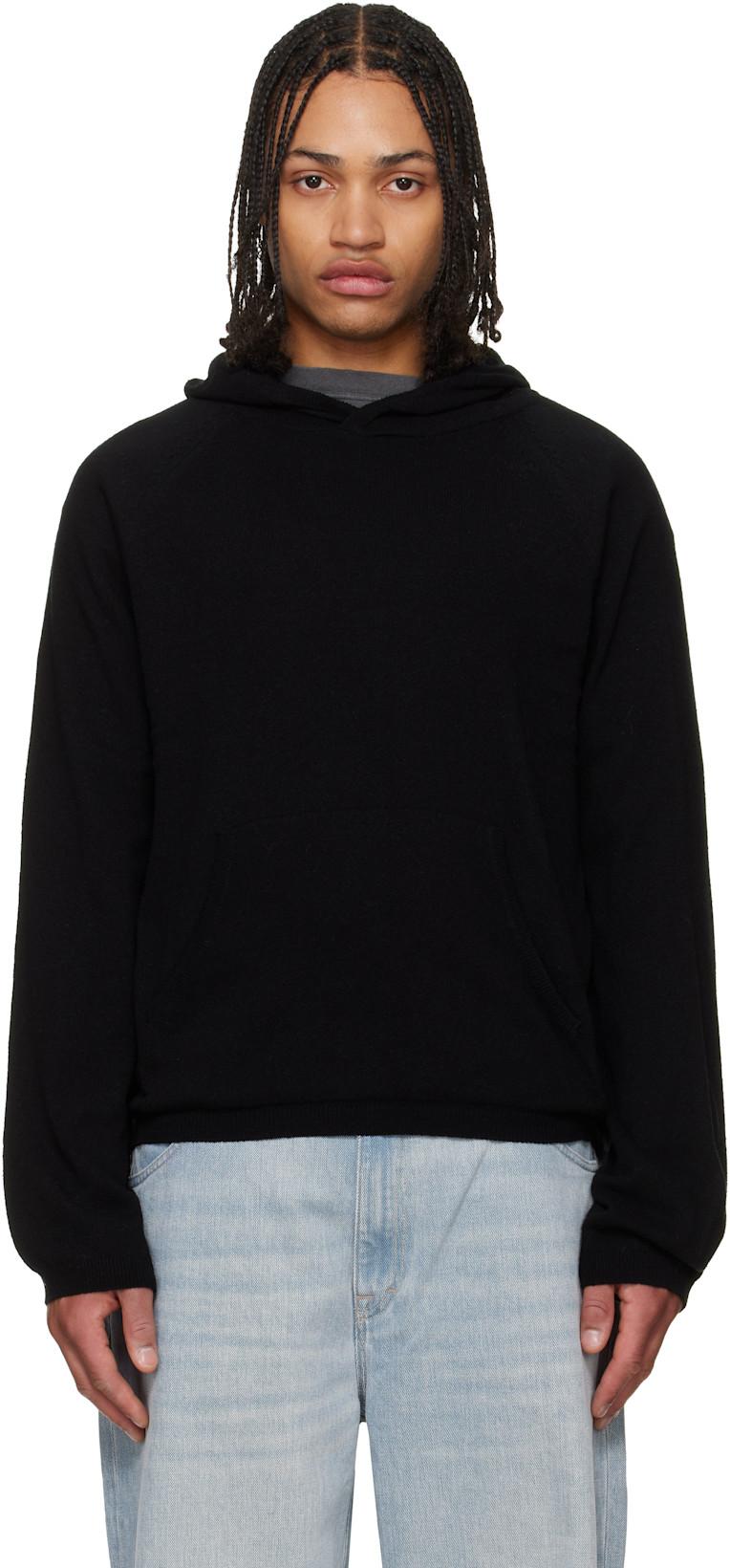 Black Knitted Hoodie by OUR LEGACY