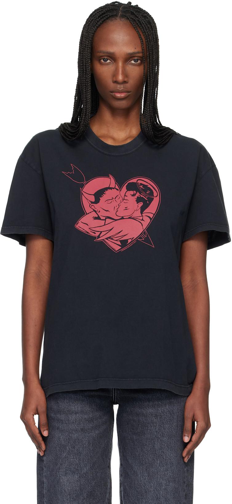 Black Loose T-shirt by OUR LEGACY