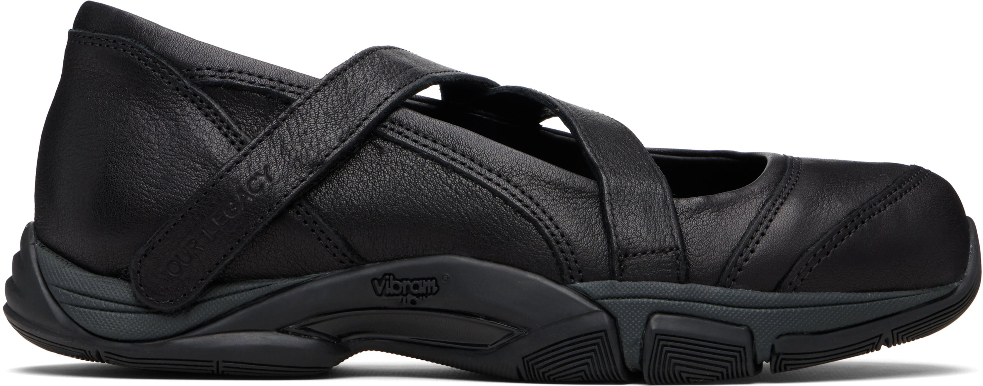 Black Sweetheart Dress Sneakers by OUR LEGACY