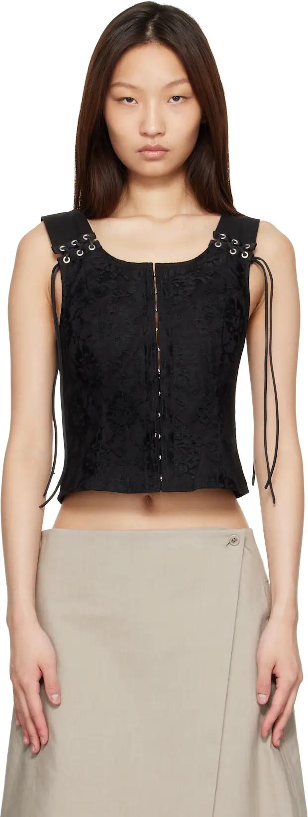 Black Tough Vest by OUR LEGACY