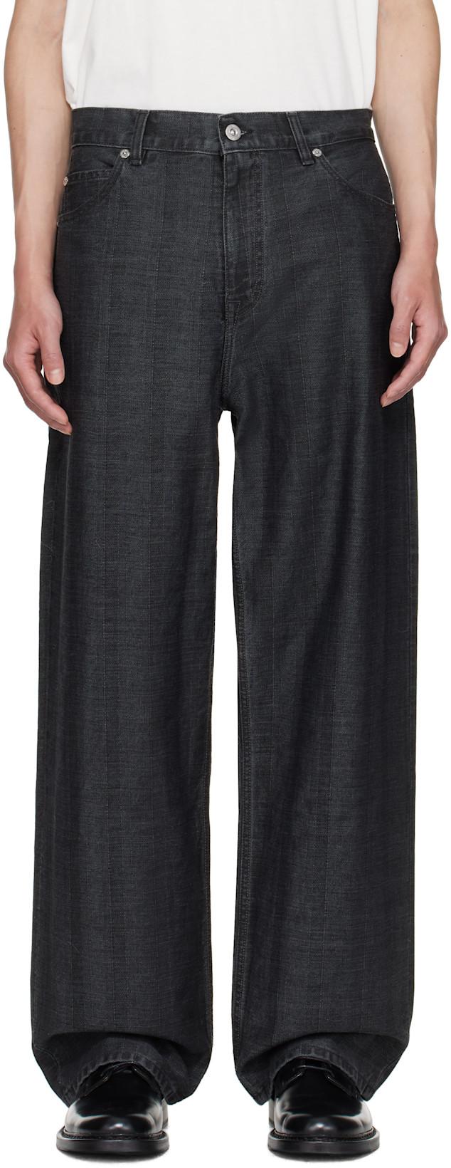 Black Vast Cut Jeans by OUR LEGACY