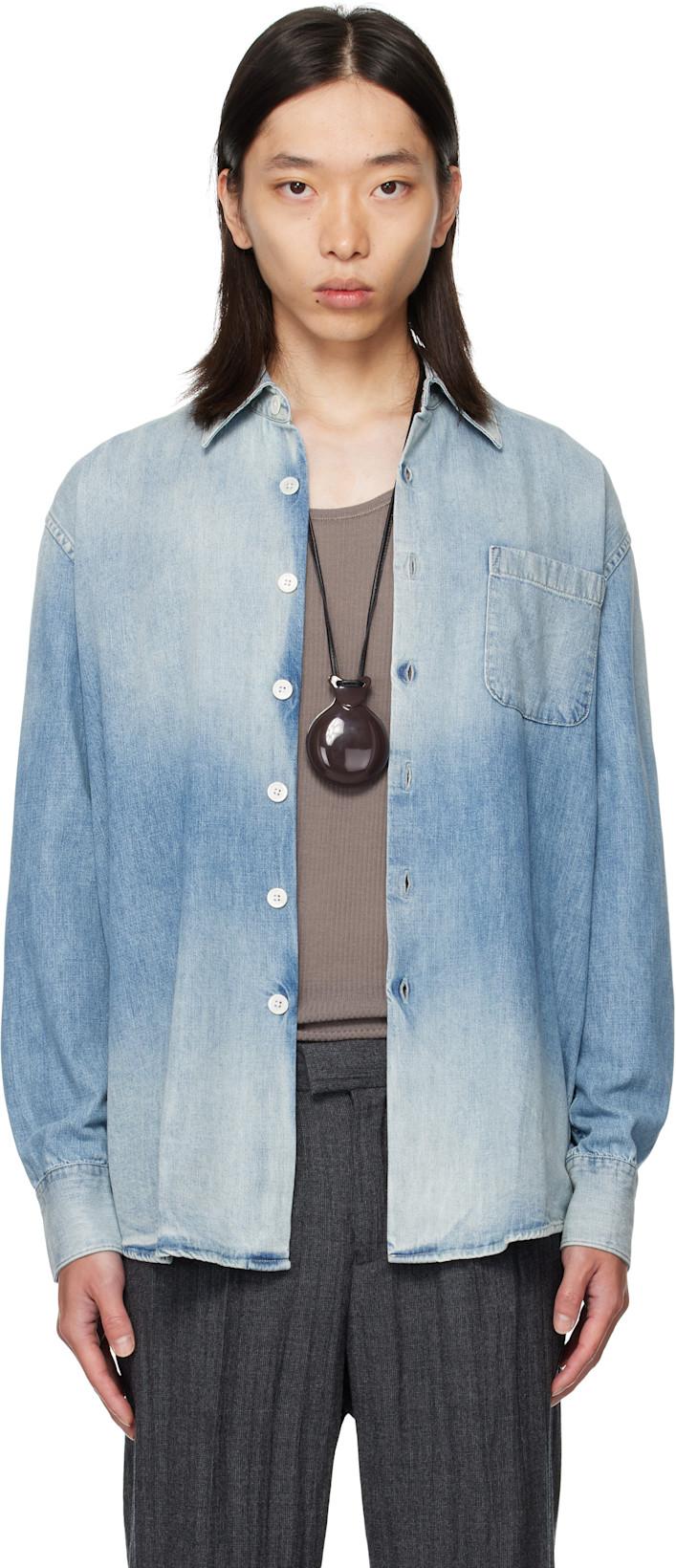 Blue Above Denim Shirt by OUR LEGACY