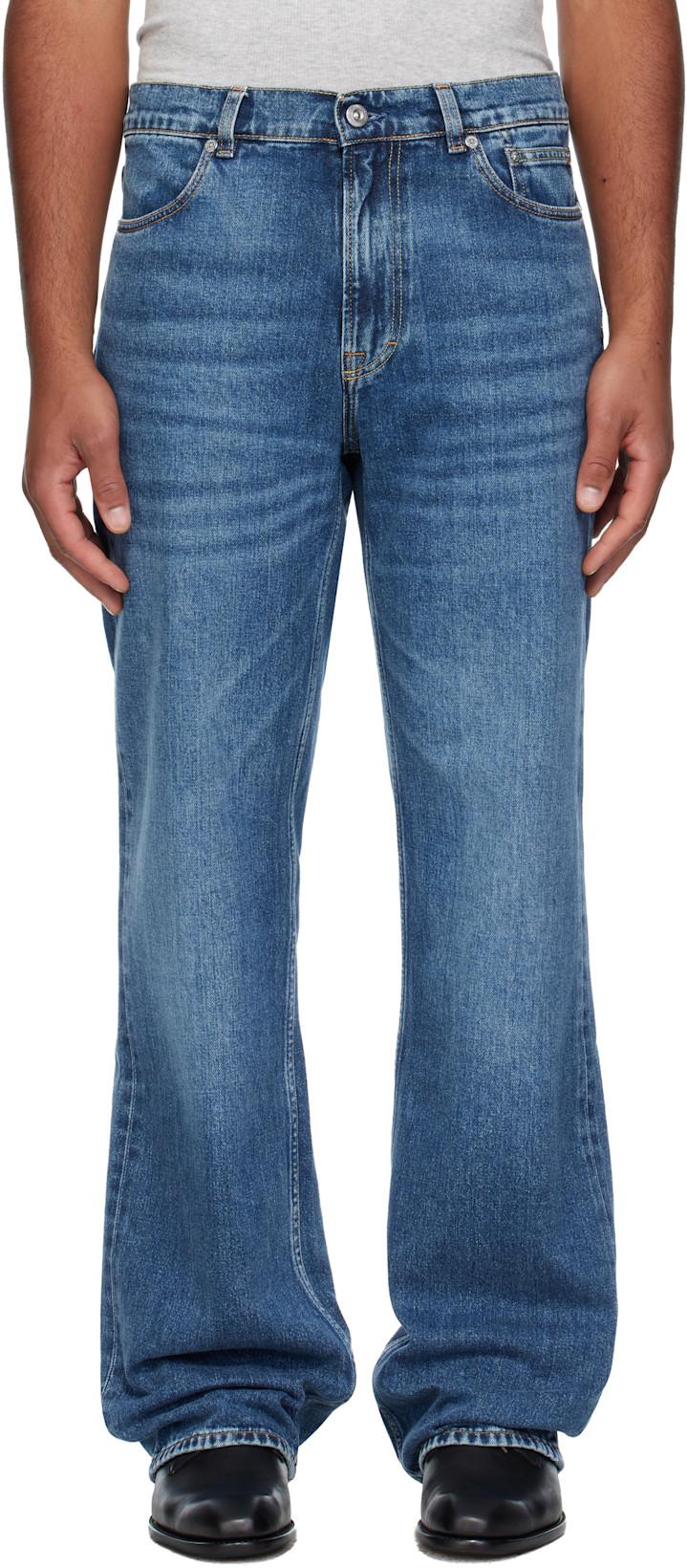 Blue Carlson Cut Jeans by OUR LEGACY