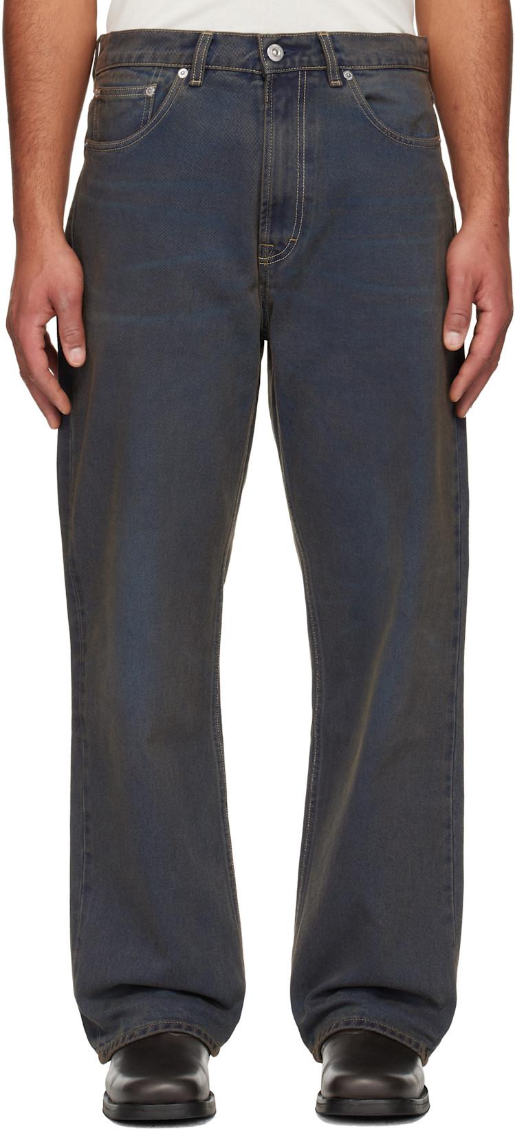 Blue Third Cut Jeans by OUR LEGACY