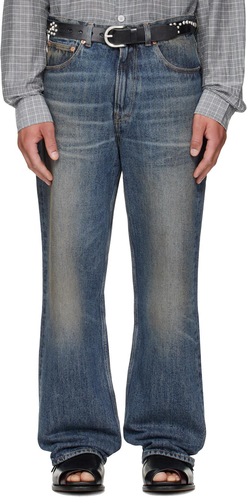 Blue Third Cut Jeans by OUR LEGACY