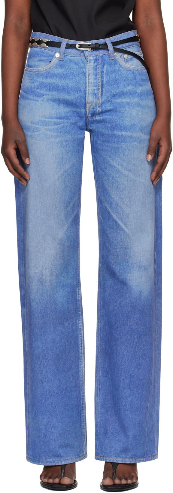 Blue Wata Cut Jeans by OUR LEGACY