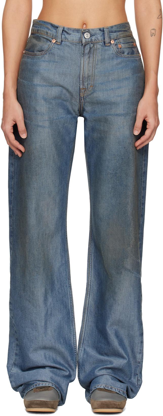 Blue Wata Cut Jeans by OUR LEGACY