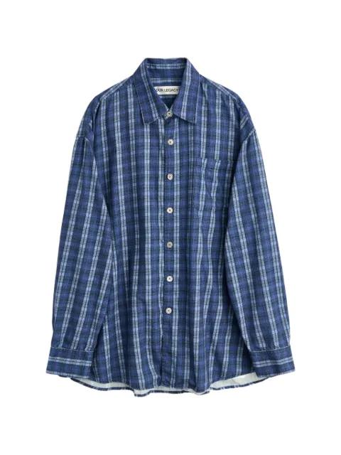 Borrowed checked chest-pocket shirt by OUR LEGACY