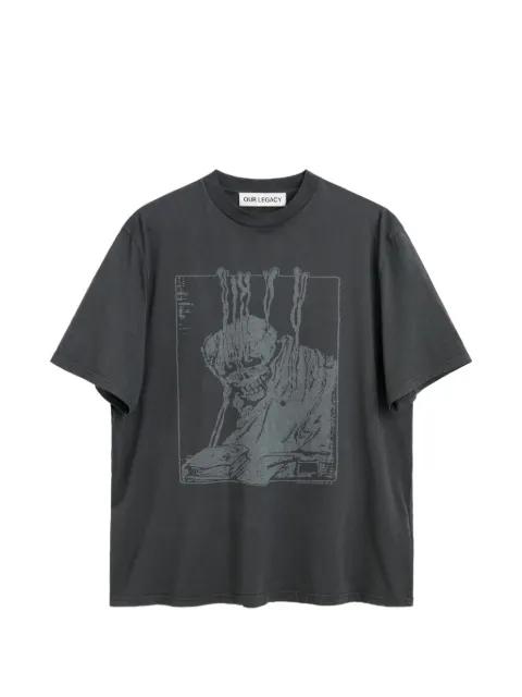 Box print T-shirt by OUR LEGACY