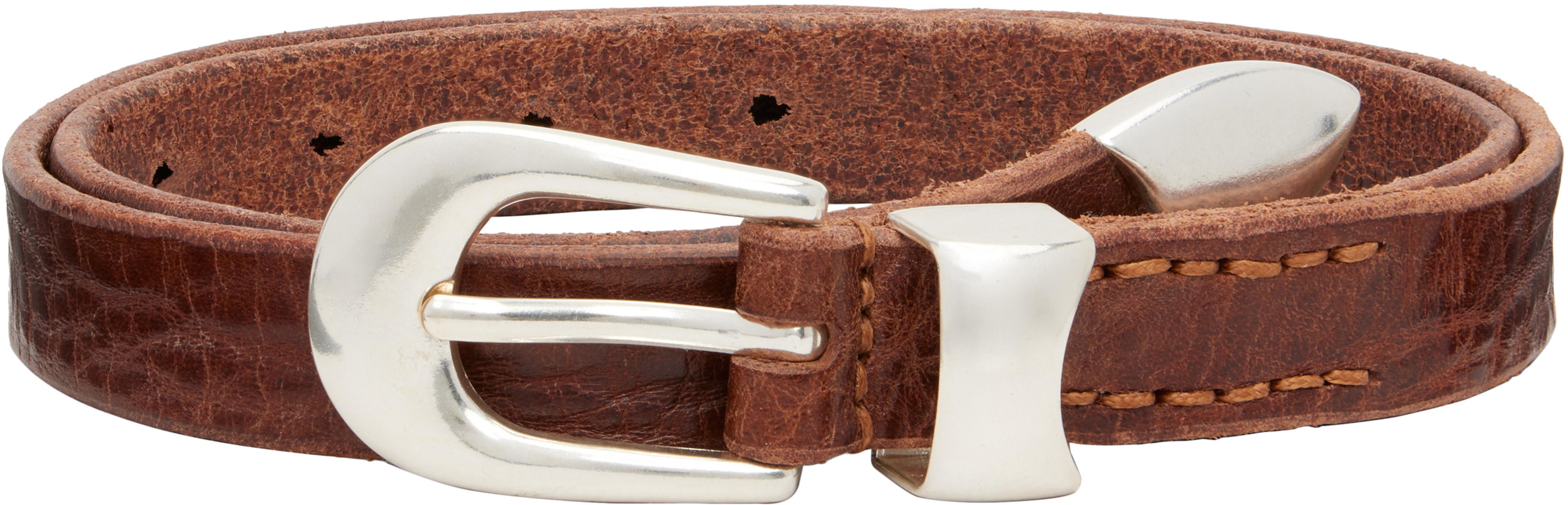 Brown 2cm Belt by OUR LEGACY