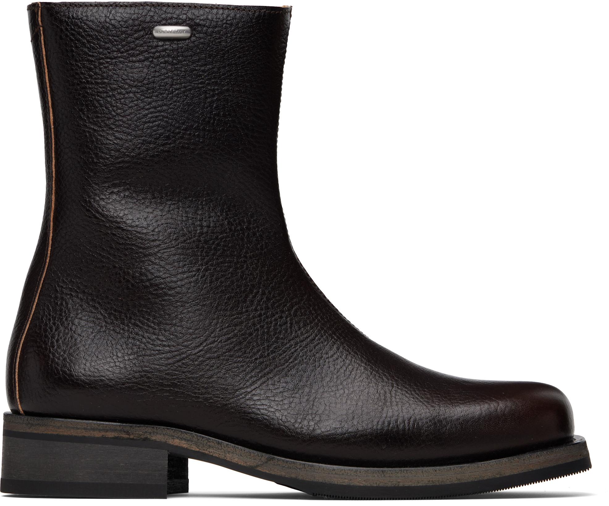 Brown Camion Boots by OUR LEGACY