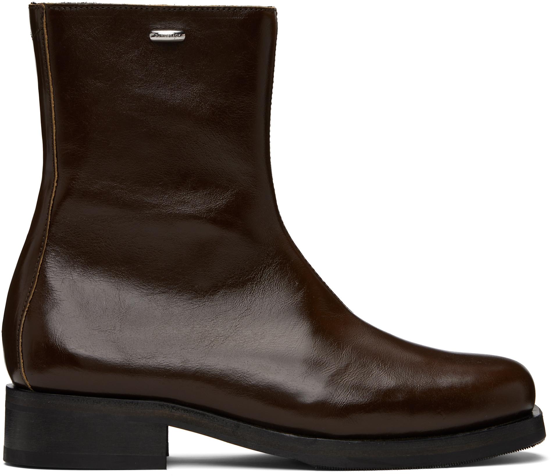 Brown Camion Boots by OUR LEGACY