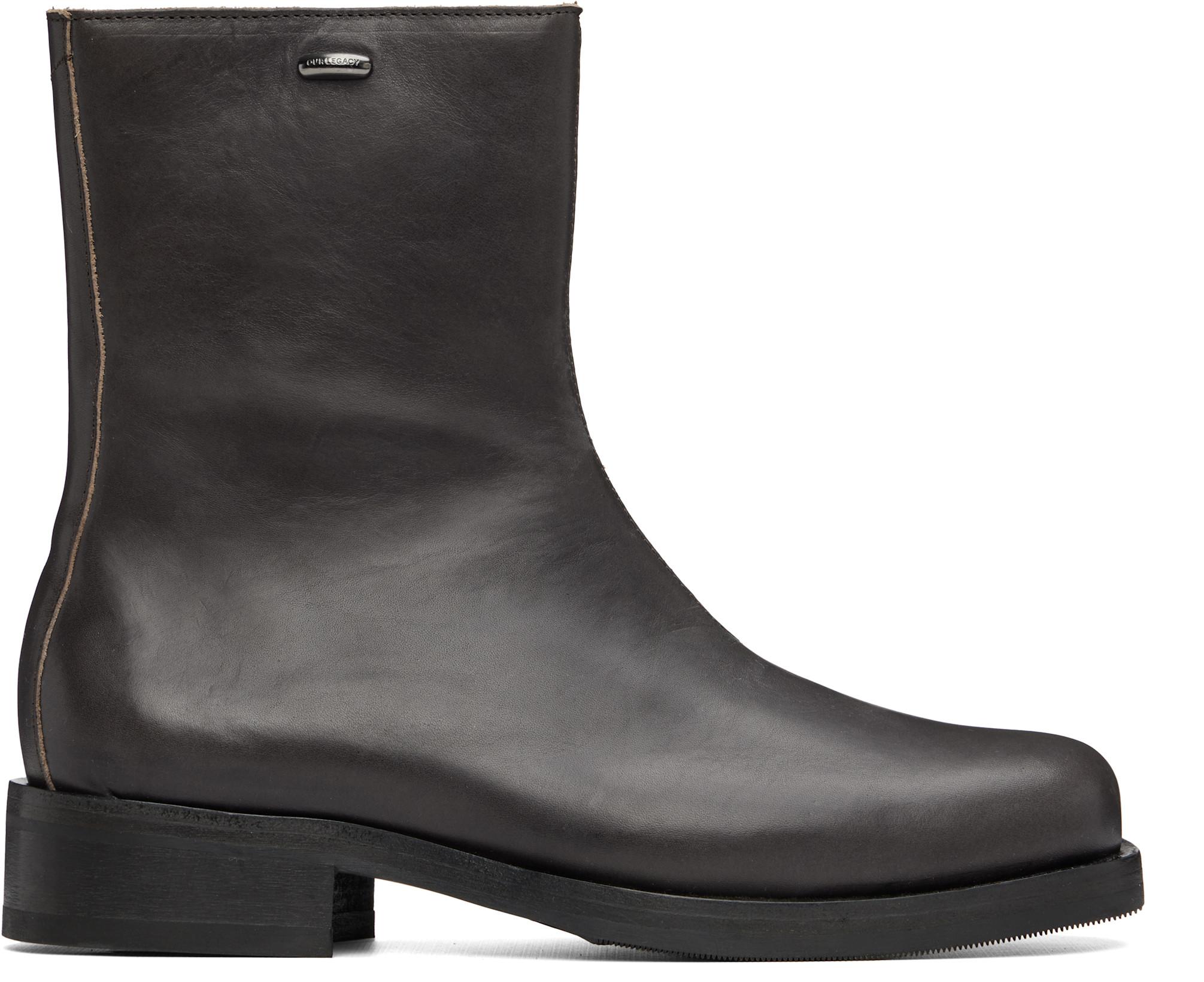 Brown Camion Boots by OUR LEGACY