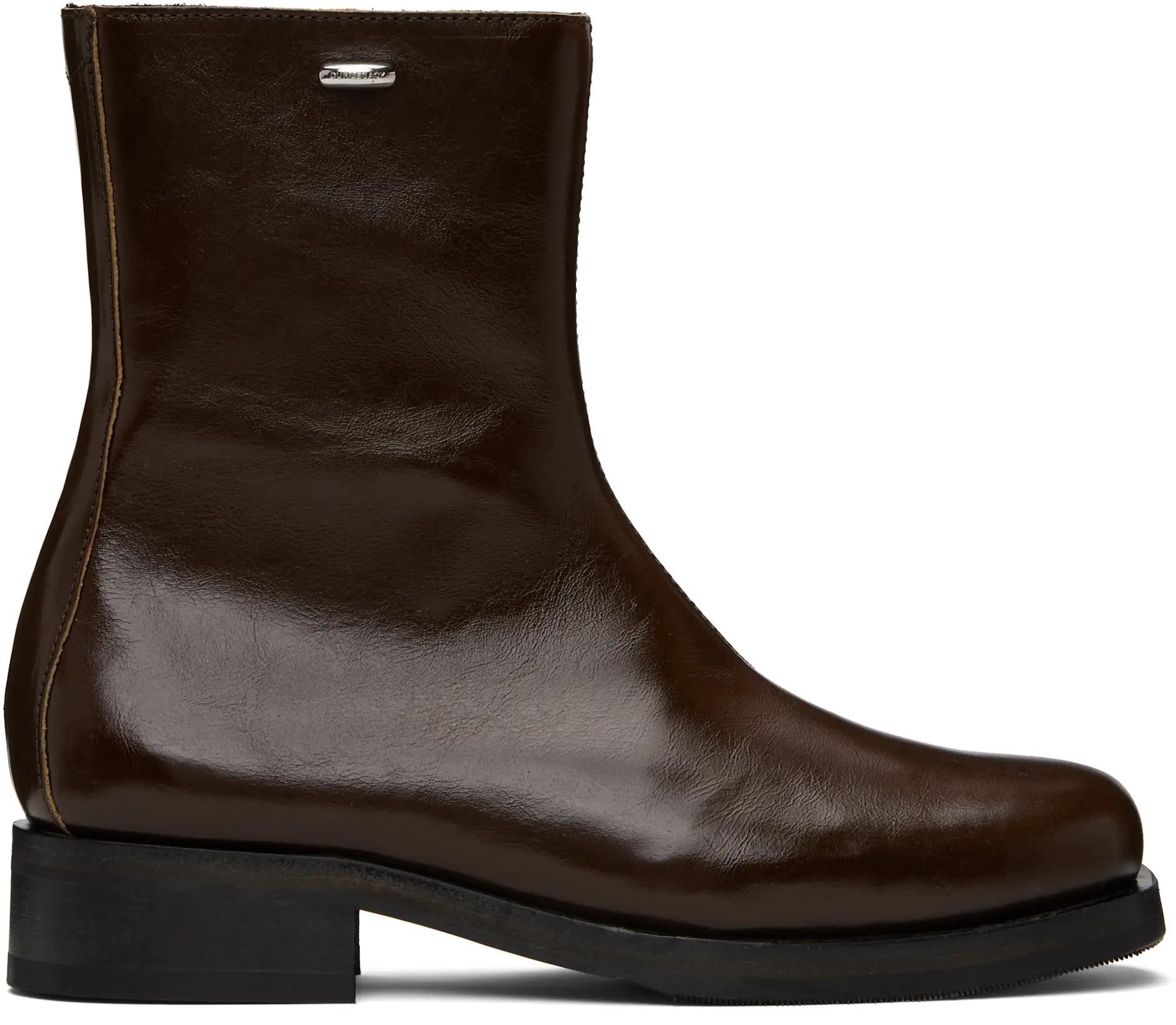 Brown Camion Boots by OUR LEGACY