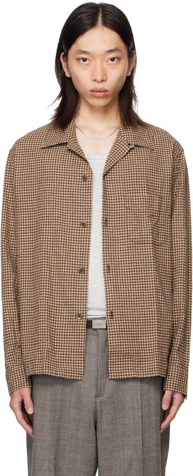 Brown Heusen Shirt by OUR LEGACY