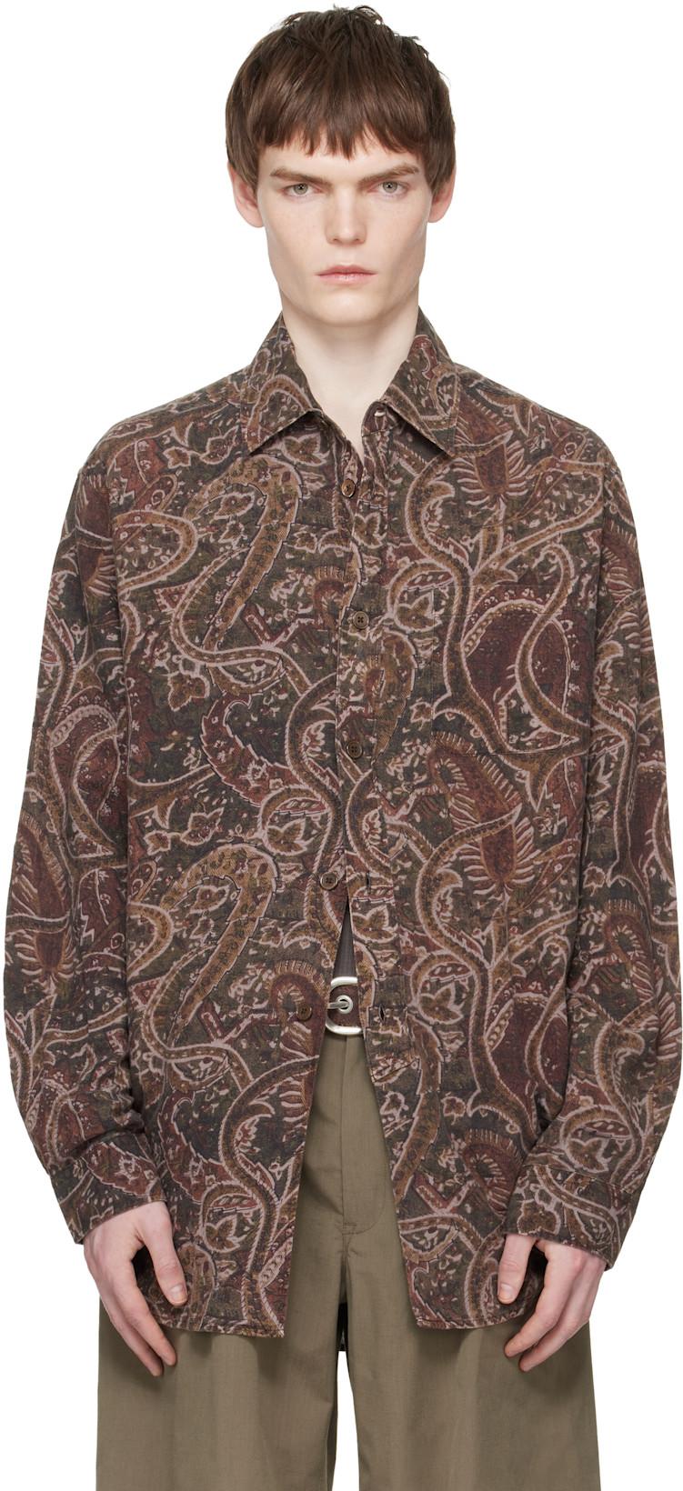 Brown Vast Shirt by OUR LEGACY