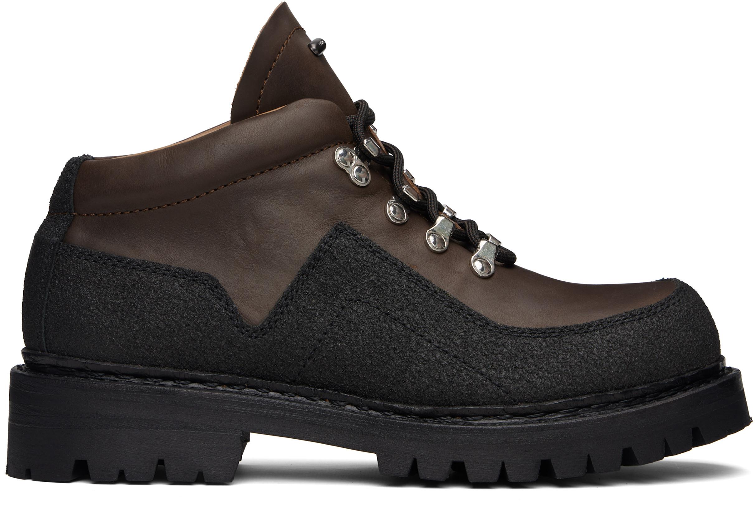 Brown & Black Quest Boots by OUR LEGACY